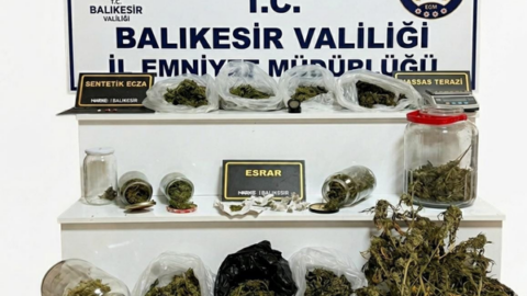 Balıkesir’de uyuşturucu operasyonu