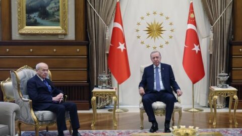Cumhurbaşkanı Erdoğan, Devlet Bahçeli’yi kabul etti